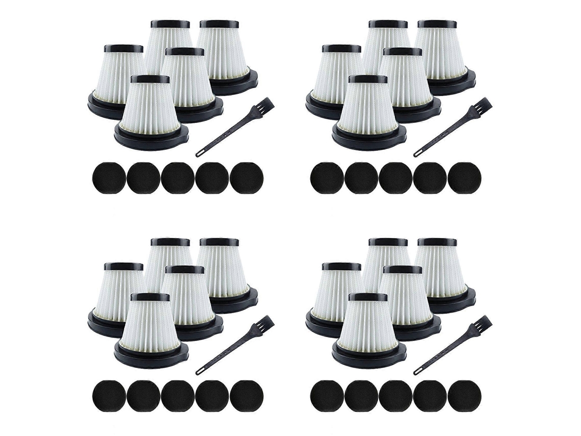 20x Filtro Hepa Conjunto Para Deerma Dx115 Dx115s Dx115c Portátil Aspirador Peças Sobressalentes