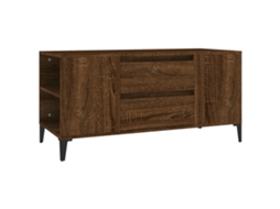 Móvel P/ Tv Derivados Madeira Carvalho Castanho MAISON EXCLUSIVE (102x44,5x50 cm)