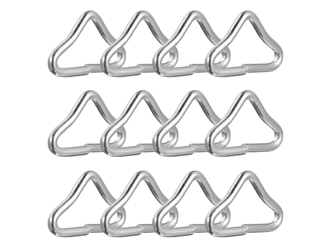 20 Peças De Fivela Triangular Para Rede Elástica De Cama Elástica De Trampolim