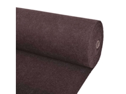 Vidaxl Tapete Castanho 1,2 X 15 M Poliéster