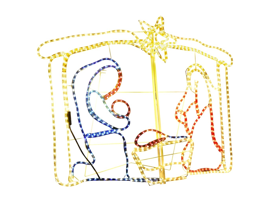 Nativity Scene Christmas Decoration, Nativity Scene Christmas Decorations Vidaxl (116 X 41 X 87 Cm)