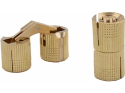 Conjunto De 24 Dobradiças Cilíndricas Cobre Para Armários, Dobradiças Invisíveis De Latão Para Montagem Em Móveis 8mm