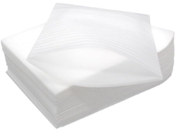 50 Pochettes Mousse Epe Antiestáticas Blanches 30x40 Cm