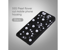 Capa de Telefone EOOCOO (flor de Pérola com Recorte para 5/5s)
