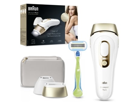 Depiladora Luz Pulsada BRAUN Silk Expert S5 Pl5152 1Un (IPL - Multi-zonas - Corrente)