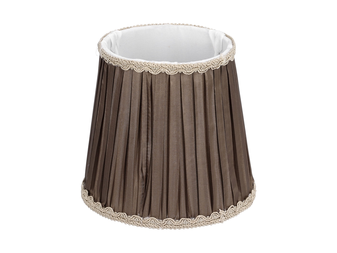 2026 lâmpada de Mesa com Toldo de Tela Moderno Decorativo para Lâmpadas E14 Café