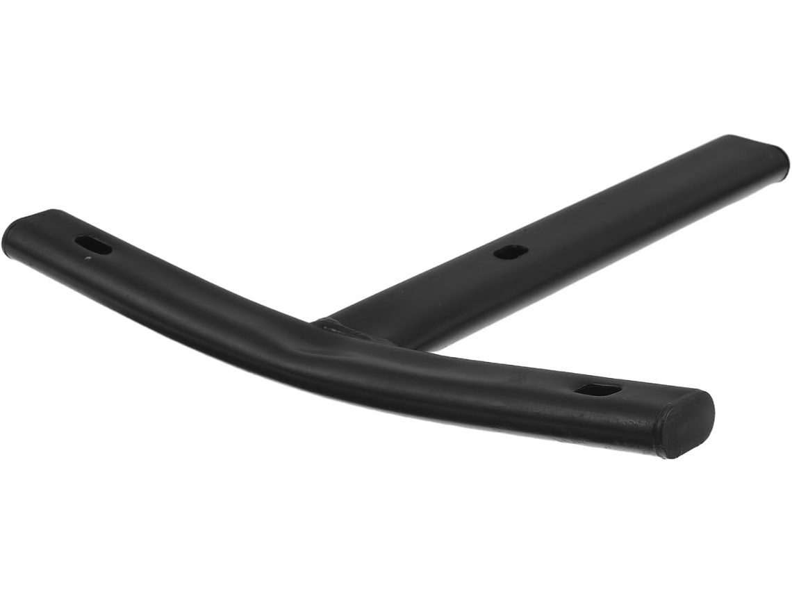 Suporte Lombar Em Formato De T, Em Aço Inoxidável Preto, Para Cadeira Giratória, Ideal Para Uso Em Escritórios