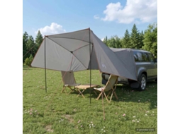 Vidaxl Tenda Para Carro 308 X 215 X 220 Cm Cinza E Laranja