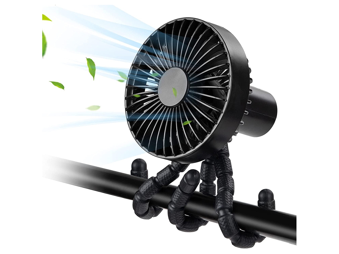 Ventilador Usb Silencioso para Carrinhos de Bebê BRILVIBERA