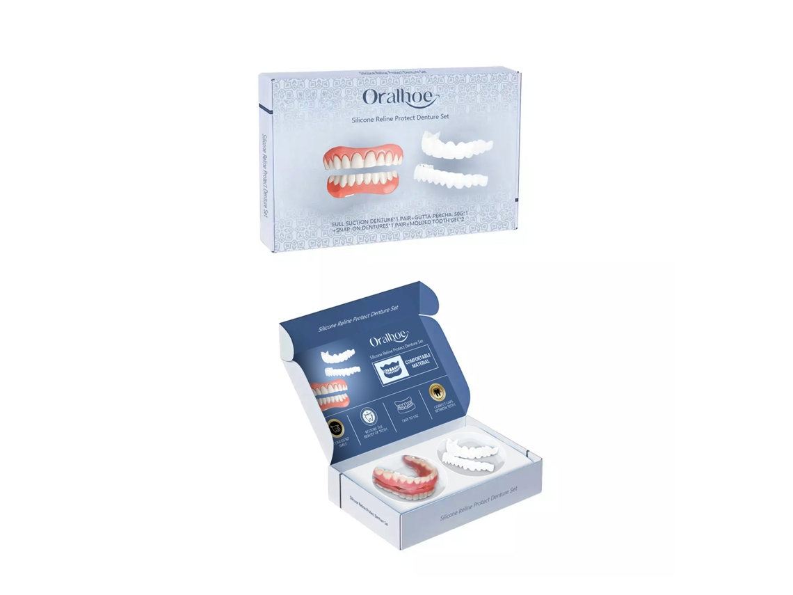 Kit de Beleza Dental para Próteses: Cuidado e Decoração Simplificados LAXISCREED