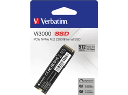 Disco SSD VERBATIM Vi3000 Pcie Nvme M.2 512Gb Pci Express 3.0