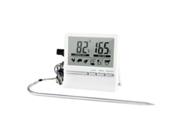 Termômetro de Carne, com Sondas Longas, Digital Carne Kitchentimer, Grillthermometer, D e Alimentos Branco GOKOCO