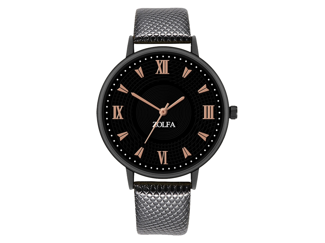 Relógios de casal para homem e mulher, pulseira de couro elegante, couro preto.