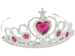 Tiara DISFRAZZES Corações De Rainha Com Diamante De Coração