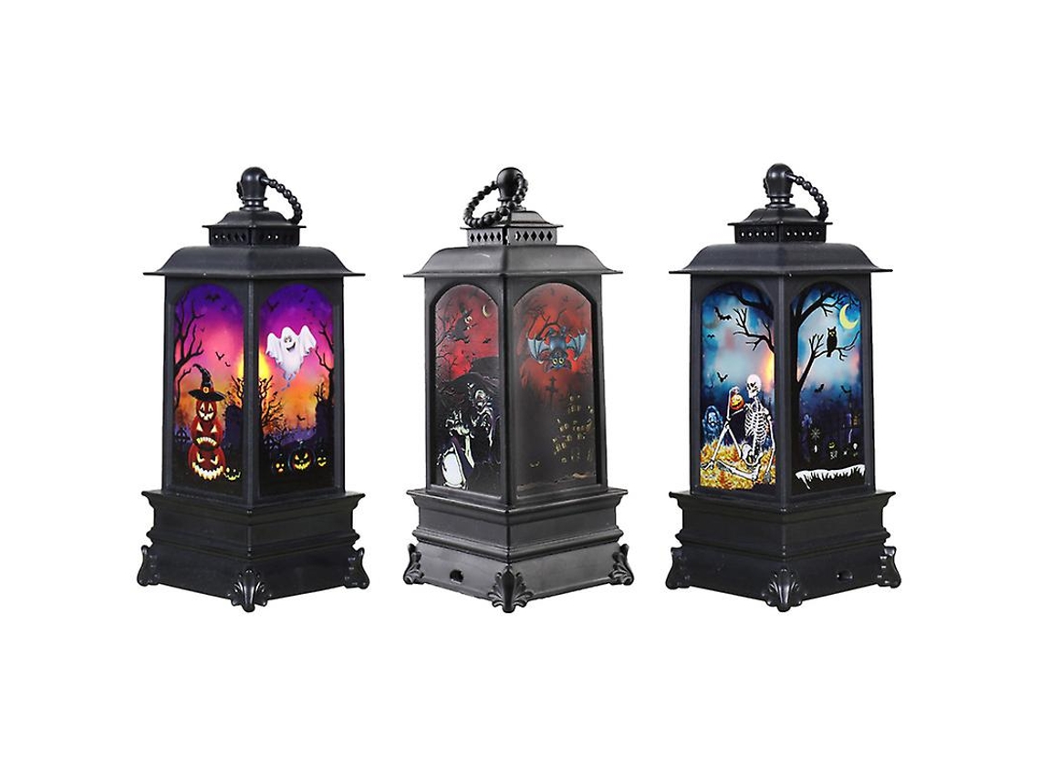 3 Peças de Luz de Halloween para Decorações de Halloween ALLINLESS