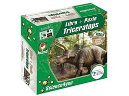 Livro DISFRAZZES e Puzzle Triceratops