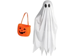 Fantasia De Halloween | Fantasia Branca De Halloween Para Cosplay E Festa Com Sacolas De Doces Para Vayotoy