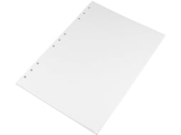 Pacote Com 2 Cadernos De Espiral Com 90 Folhas De Papel Quadriculado B5 Com 9 Furos, Brancas, Para Escrita Gokoco