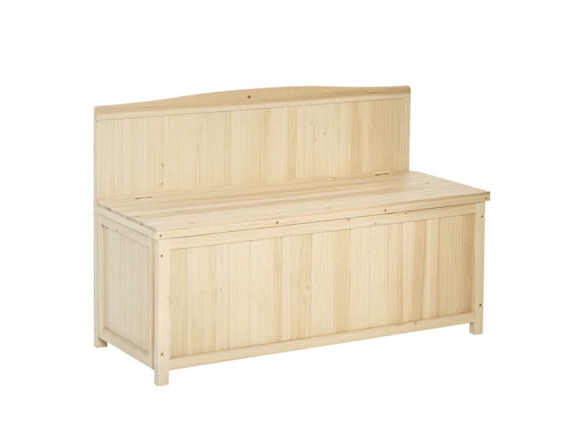 Banco de Jardim com Rodas LAMAISON (madeira, 2 lugares, capacidade 250 kg, 98x50x39,5 cm)