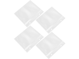 Solustre 20 Pcs Páginas De Recarga Para Álbum Pochettes Transparentes À 3 Trous Pour Classeur