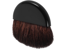 Pincel Portátil De Nylon Para Blush E Pó, Preto, Para Aplicação Uniforme.