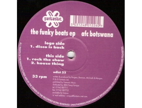 Vinil The Funky Beats Ep Fantastic Records