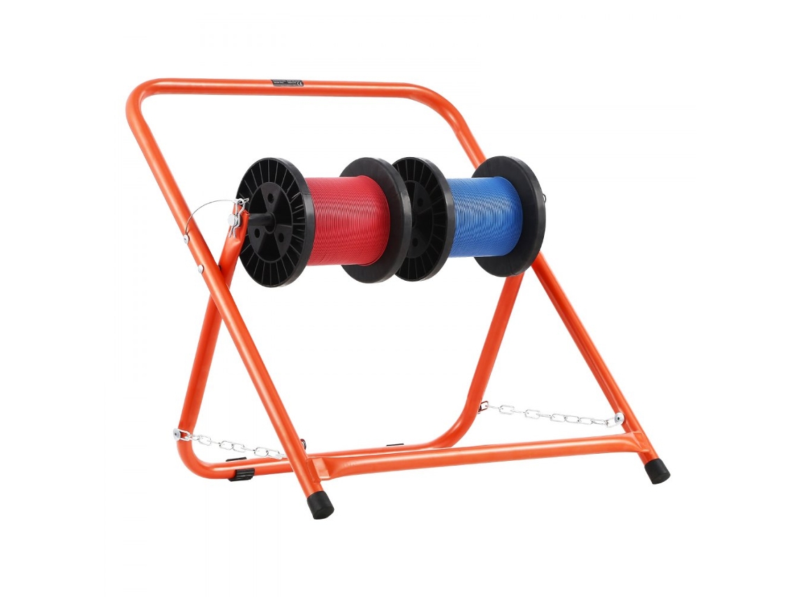 Suporte Dobrável Para Bobinas De Cabo Até 50 Cm E 45 Kg Tekmaquinas