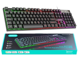 Teclado Gaming ACCETEL PCT215 Preto