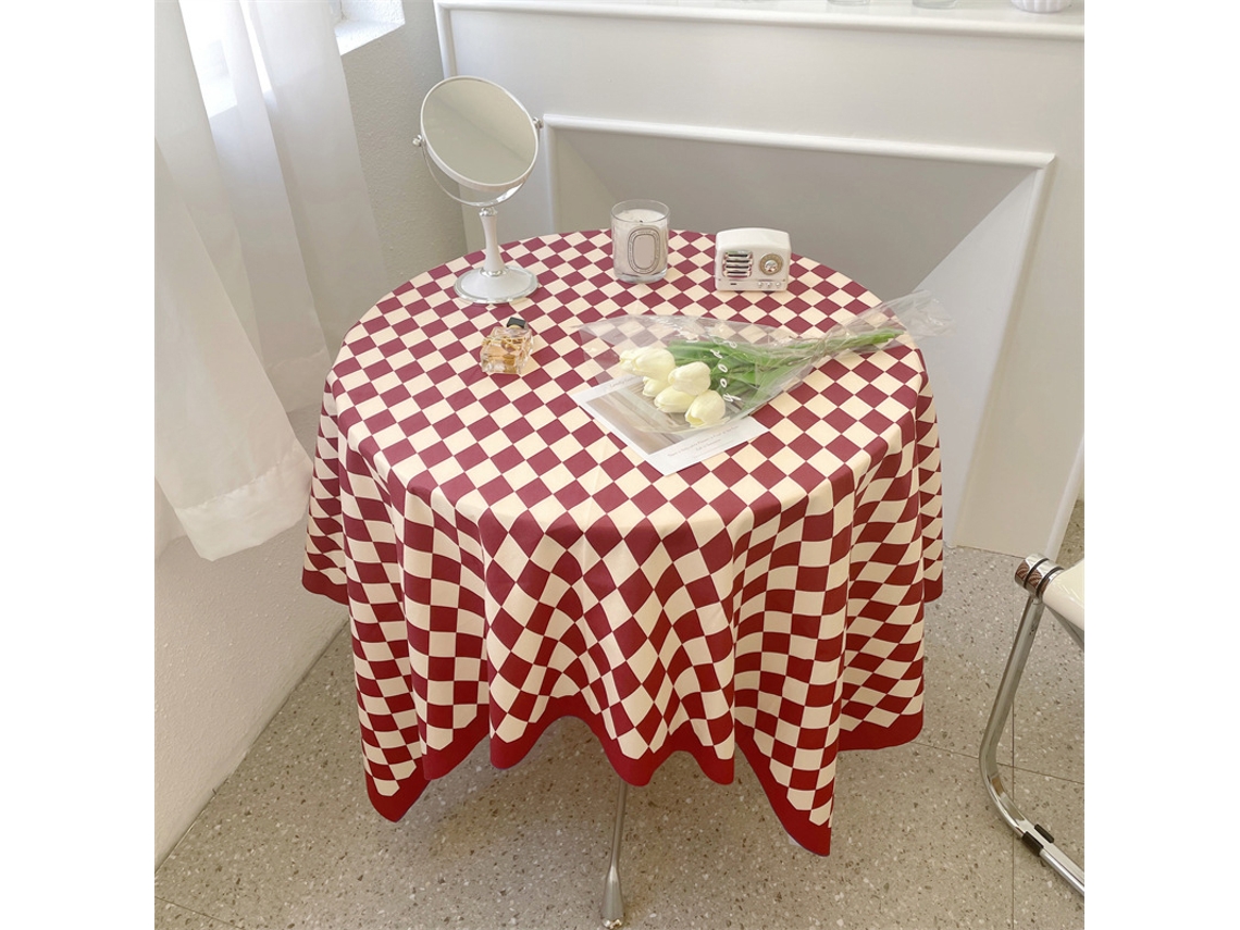 Laxiscreed Toalha De Mesa Vintage Estampada Quadrada Para Mesa Retangular Ou Redonda 100x150cm