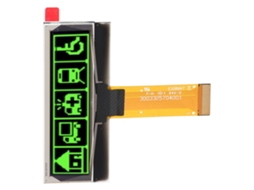 Módulo Display Oled 2.23" 123x32 Spi Iic Verde