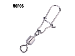 Conector de Pesca Rolamento Inox 50pcs 2 8