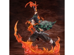 Demon Slayer Kimetsu No Yaiba Tanjiro Kamado Kyojuro Rengokus Espada Guarda Figura 19,5cm Tamashii Nations