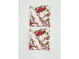 Conjunto 2 Guardanapos ILMH BY I LOVE MY HOME 45x45cm - Padrão Floral