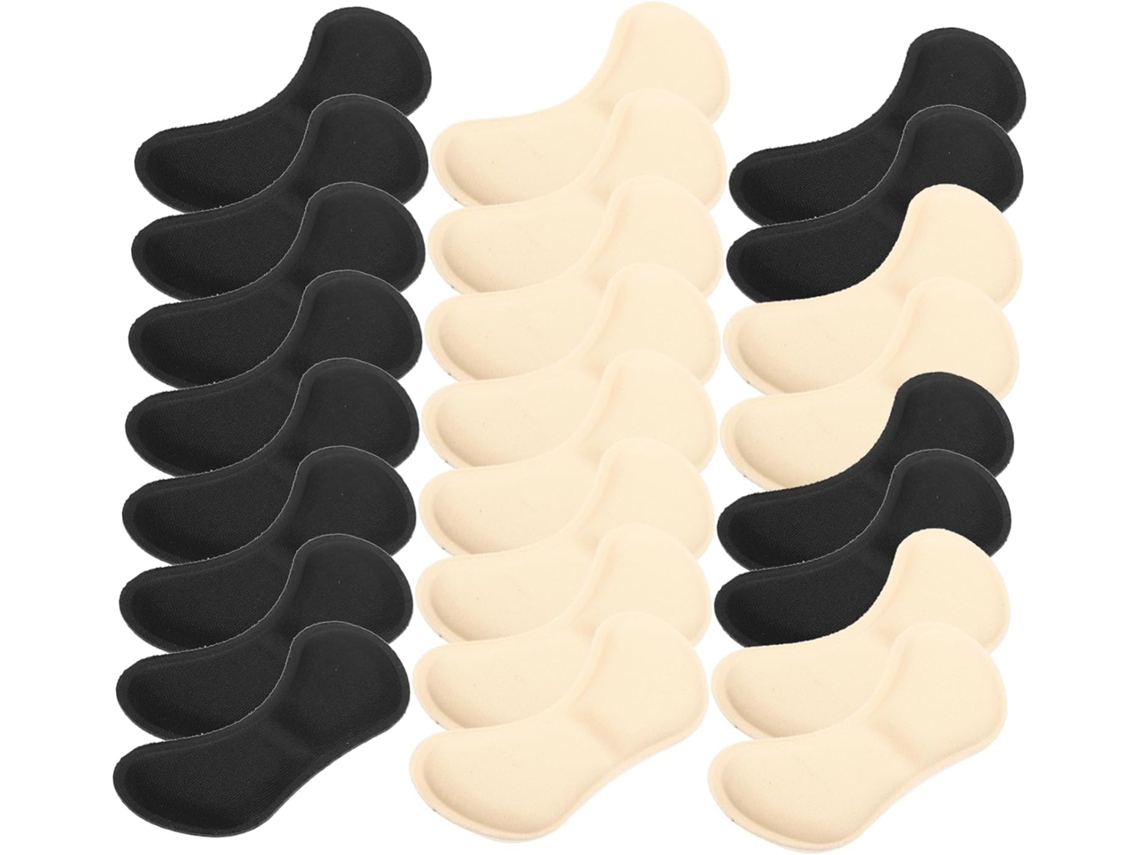 12 Pares De Protetores Calcanhar Invisíveis Para Sapatos, Material De Espuma Macia, Design Antiderrapante, Ideais Para