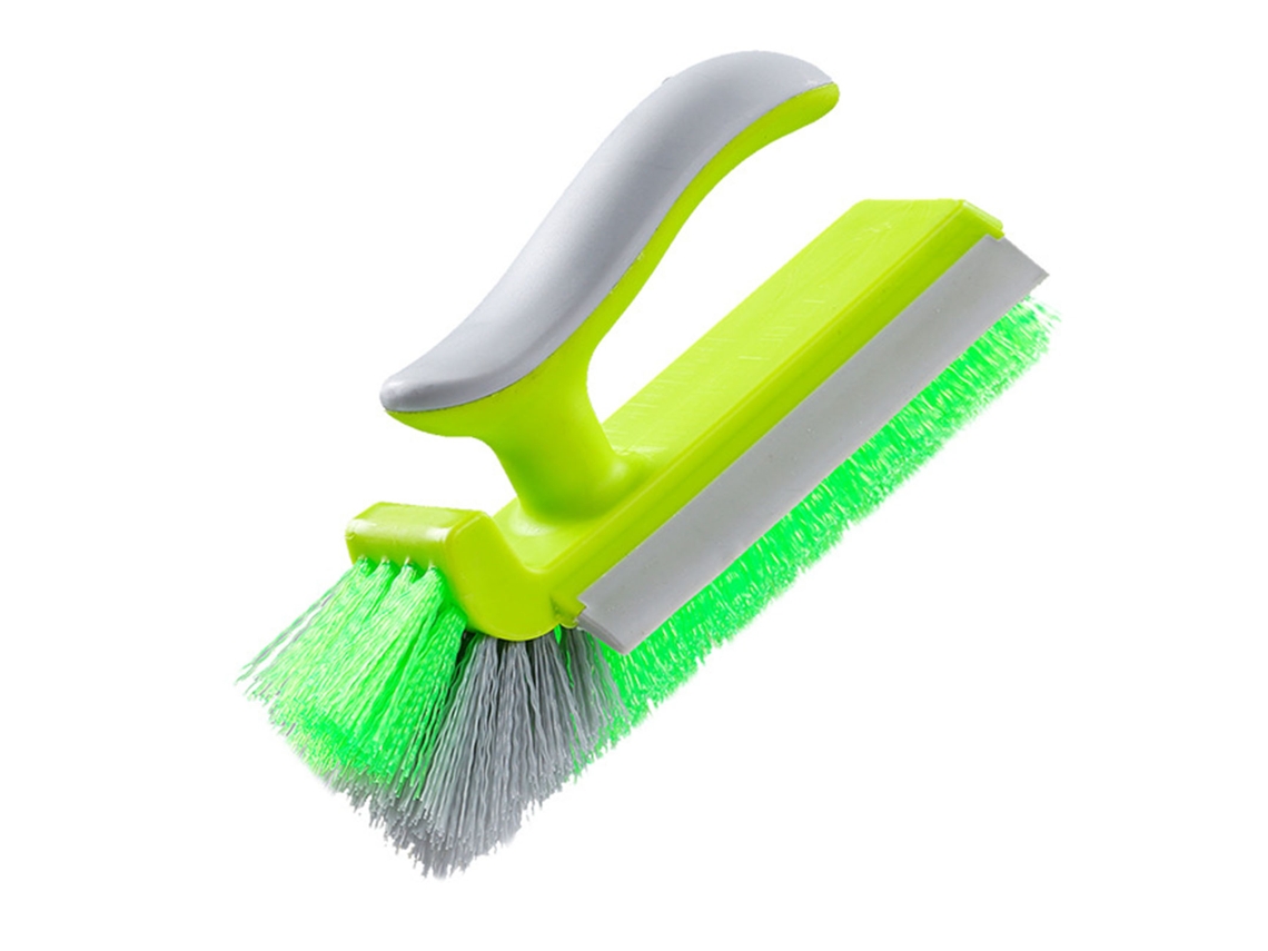 Escova de limpeza de cantos Baok com cerdas em formato de V para chuveiro, banheiro, azulejos, cozinha e grama.
