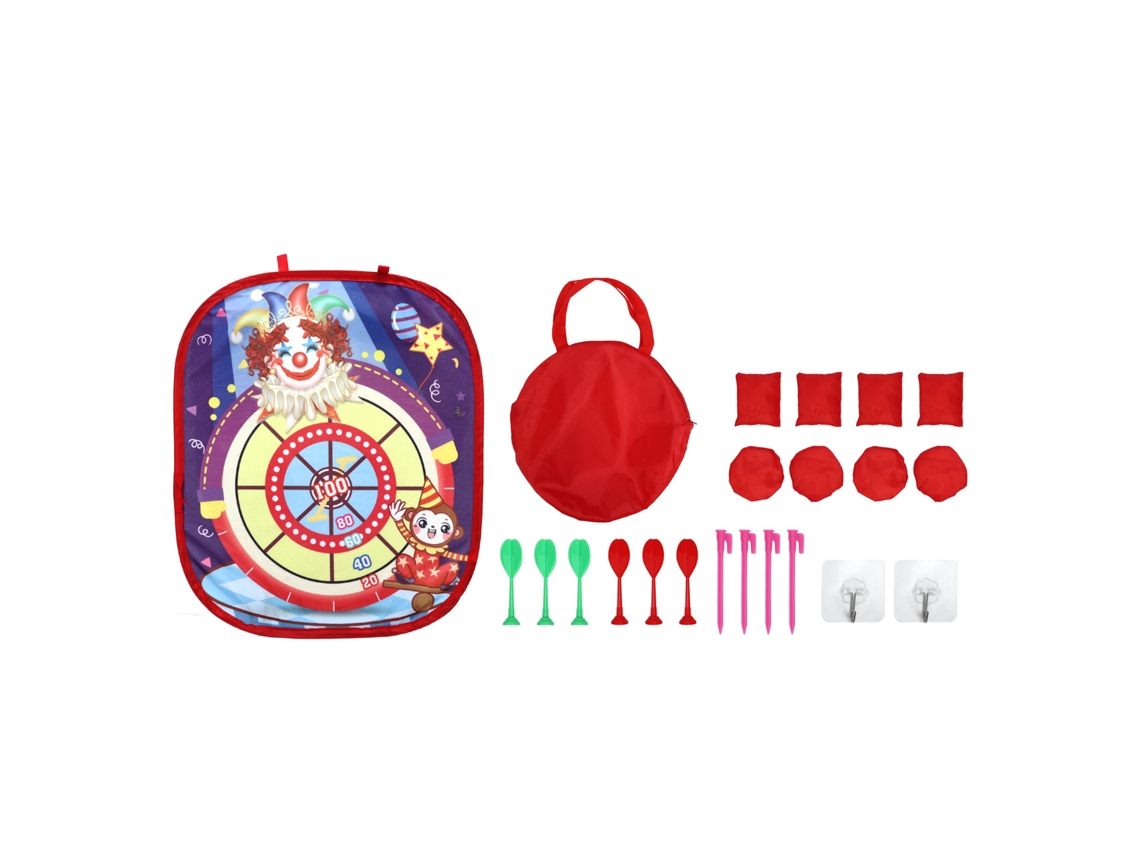 Alvo De Dardo Duas Faces Seguro Para Crianças Brinquedo Jogo Indoor Outdoor Vermelho 2381d 5
