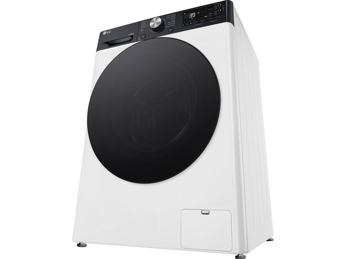 Máquina de lavar e secar roupa LG F4DR7510SGH, 10/6 kg, eficiência  energética A-10%/D, 1400 r.p.m., AI DD™, Steam™, TurboWash360™, EcoHybrid™,  branco