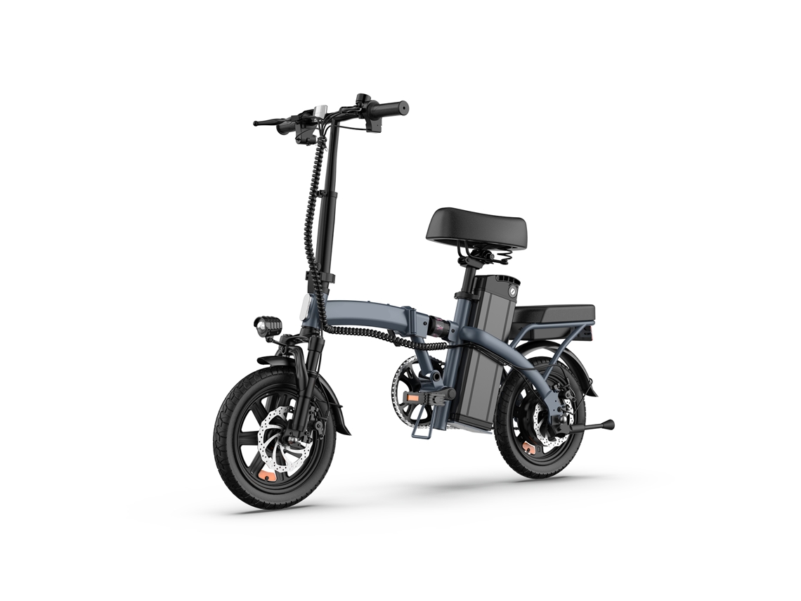 Bicicleta Elétrica Dobrável Urlife F1l De 14 Polegadas Com Motor De 250 W E Bateria De 48 V E 7,5 Ah.