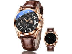 Lurelia Relógio Cronógrafo Masculino, Movimento De Quartzo, Data/calendário, Luminoso, 8,6 Polegadas, 220 Mm, 0,78 Polegadas, 1,6 Polegadas, 40 Mm