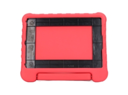 Capa Para Tablet (portátil Infantil, Anti-impacto, Confortável) Para Ipad De 10,2 Polegadas Capa Protetora Vermelha