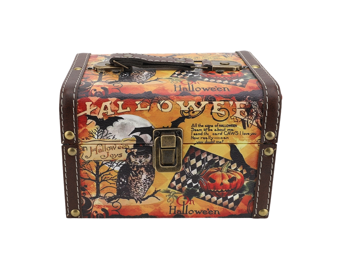 Laxiscreed Campainha De Mão De Esqueleto Com Luz Vermelha, Som Assustador E Efeito De Nevoeiro Para Halloween