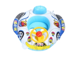 Mali assento Flutuante Infantil Cute Cartoon para Bebê com Aperto Lateral e Abertura para Pernas