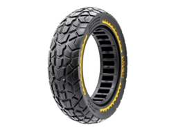 Roda Maciça Ultraleve Offroad 10x2,5/b44 - Amarelo [nedong]