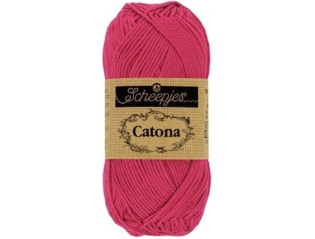 Fio Algodão Mercerizado SCHEEPJES Catona 50G 413 Cherry