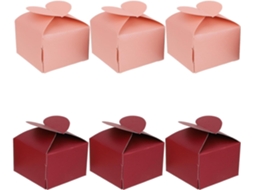 Caixas De Papel Quadradas Em Formato Coração Packove 50-unidades Embalagem Delicada E Funcional Para Criar Uma Atmosfera