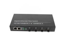 Conversor Fibra Ethernet LAXISCREED 4 Portas Ópticas 2 Elétricas Sfp