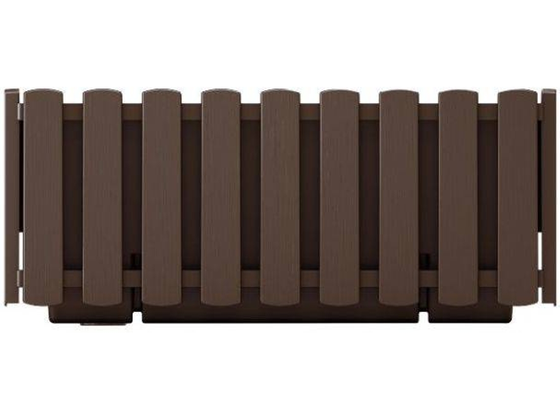 Floreira PROSPERPLAST Boardee Fencycase (Castanho - 38 x 18 x 16.2 cm)