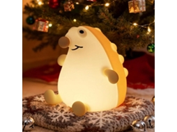 Luz Noturna Infantil em Silicone Formato Ouriço Fofo, 7