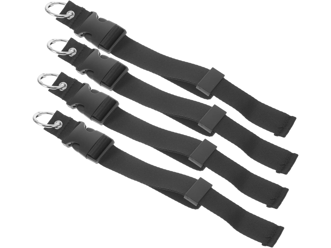 Conjunto De 4 Alças Ajustáveis Para Malas E Mochilas Com Fivela