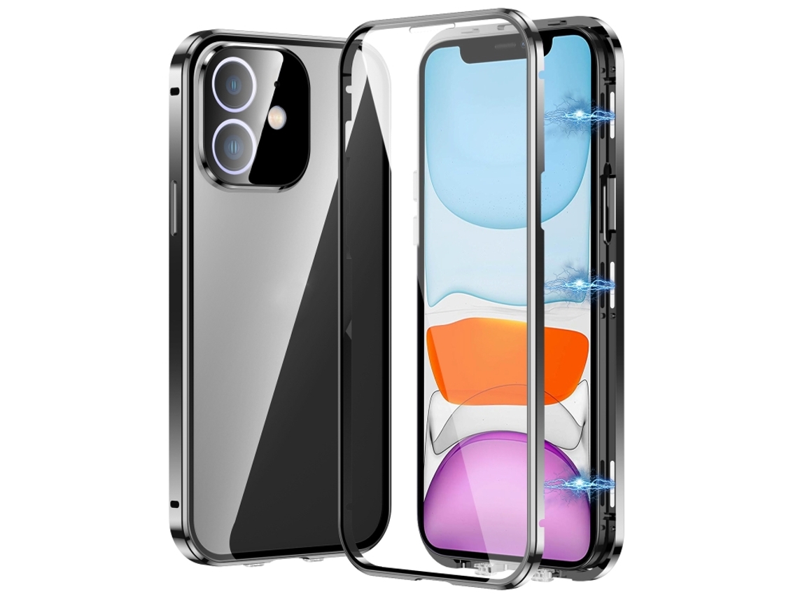 Capa De Vidro Temperado Hd Para Iphone 11 - Fecho Magnético Duplo